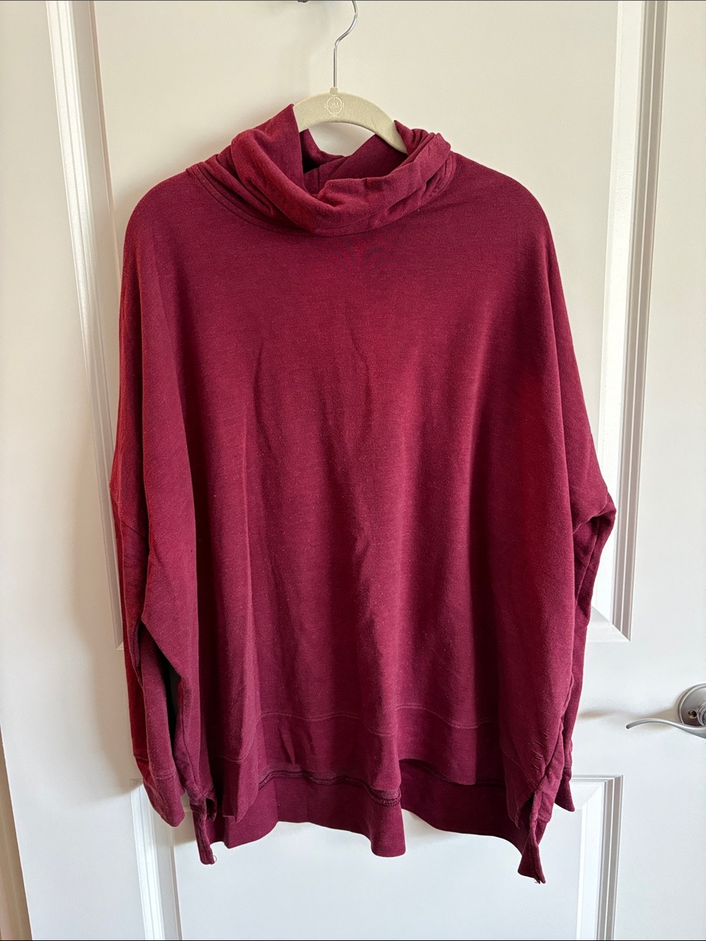 Victoria’s Secret PINK Oversozed Cowl Neck Sweatshirt - Burgundy